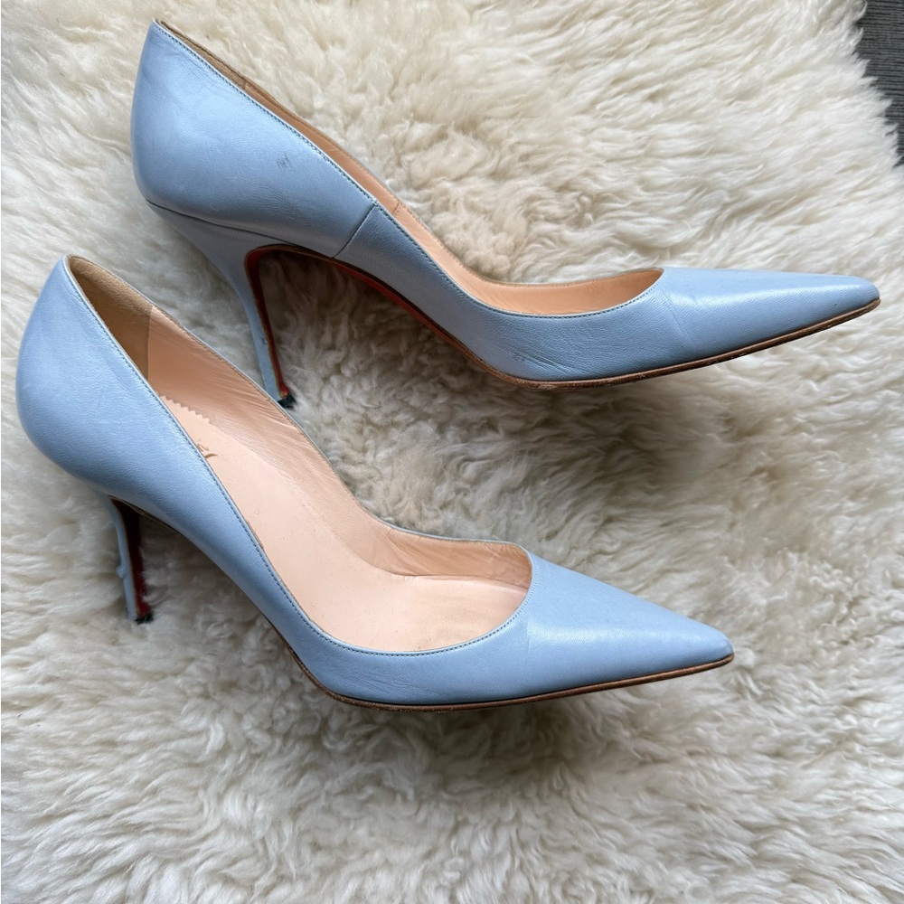 Christian Louboutin Blue Stiletto Heels